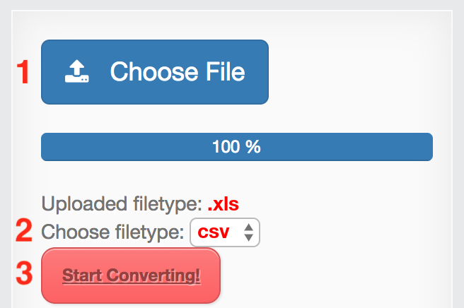 How to convert XLS files online to CSV